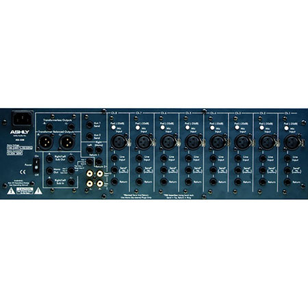 Ashly MX-508 8 Channel Mic/Line Stereo Microphone Mixer with EQ