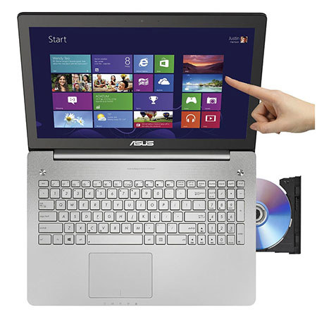 ASUS N550JK Multimedia 15.6" Intel i7 Full HD Touchscreen Notebook Computer
