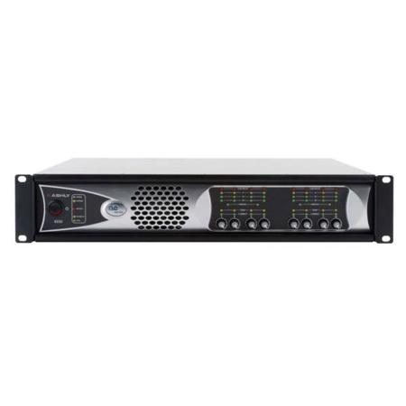 Ashly ne8250.10pe 8-Channel 250W Network Enabled Power Amplifier with Protea DSP, OPDante Option Card