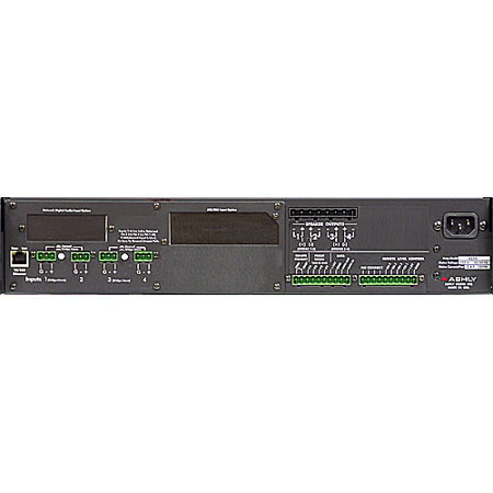 Ashly Network Enabled 4-Channel Amplifier, 250W @ 70V & DSP