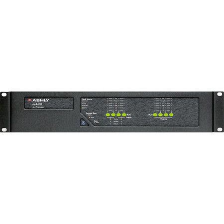 Ashly ne4400 Network Enabled Protea DSP Processor with 4-Ch Mic Inputs, 4-Ch AES3 Outputs and Dante Interface