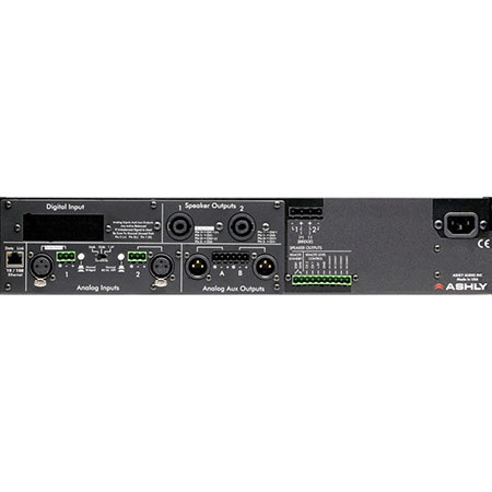 Ashly NE800 2-Channel Network-Enabled Power Amplifier, 20Hz-20kHz Frequency