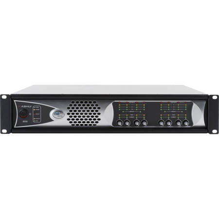 Ashly ne8250 8-Channel Power Amplifier, CNM-2 CobraNet & OPDAC8 Option Cards