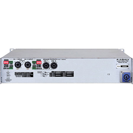 Ashly nX4002 2-Channel Power Amplifier with Programmable Output