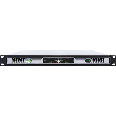 Ashly NXE1502 2-Channel Networkable Multi-Mode Power Amplifier with OPDante and OPDAC4 Option Cards