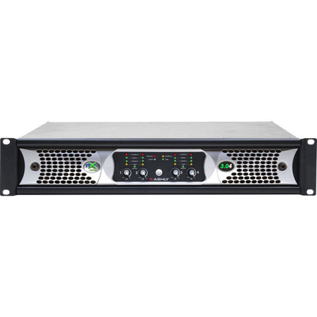 Ashly NXE3.04 4-Channel Amplifier with Ethernet Control, OPDante & OPDAC4 Cards