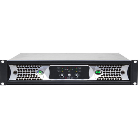 Ashly NXE4002 2-Channel Networkable Multi-Mode Power Amplifier with Ethernet Control, OPDante and OPDAC4 Cards