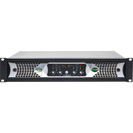 Ashly NXE4004 4-Channel Networkable Multi-Mode Power Amplifier with Ethernet Control, OPDante and OPDAC4 Cards