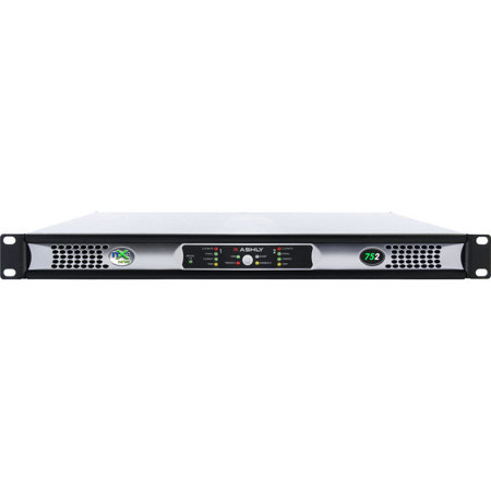Ashly NXE752 2-Channel Networkable Multi-Mode Power Amplifier with Ethernet Control, CNM-2 CobraNet and OPDAC4 Cards