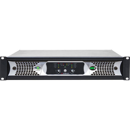 Ashly NXP8002 2-Channel Multi-Mode Power Amplifier with Protea DSP and CNM-2
