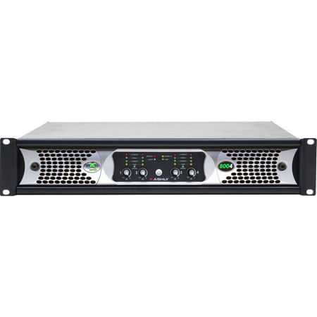 Ashly NXP8004 4-Channel Networkable Multi-Mode Power Amplifier with Protea DSP and OPDante Option Card