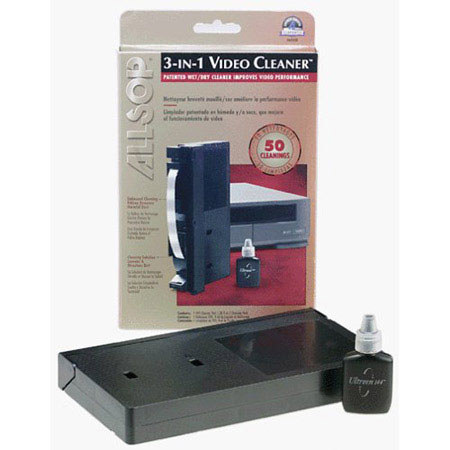 Allsop 3-in-1 VCR Wet/Dry Cleaner