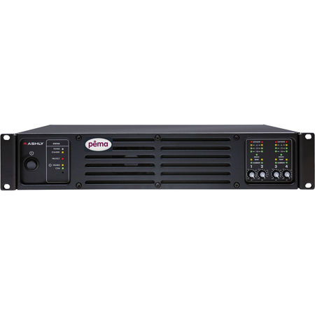 Ashly PEMA 4125.70 4-Channel Amplifier with Protea DSP & OPDante Option Card