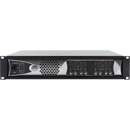 Ashly PEMA 8125.70 8-Channel Amplifier, Protea DSP & CNM-2 CobraNet Option Card