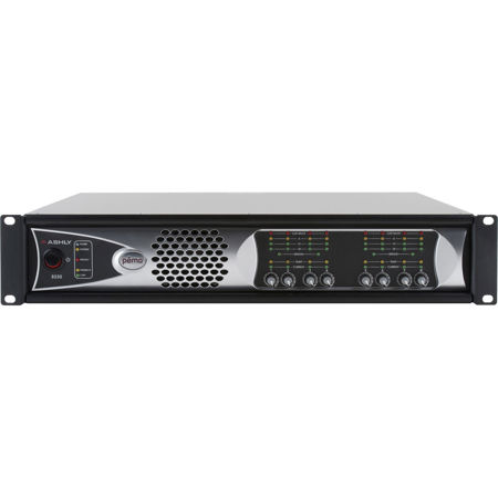 Ashly PEMA 8250.25 8-Channel Amplifier with Protea DSP and OPDante Option Card