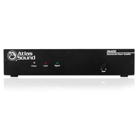 Atlas Sound PA40G 40W Single Channel Commercial Power Amplifier PA40G