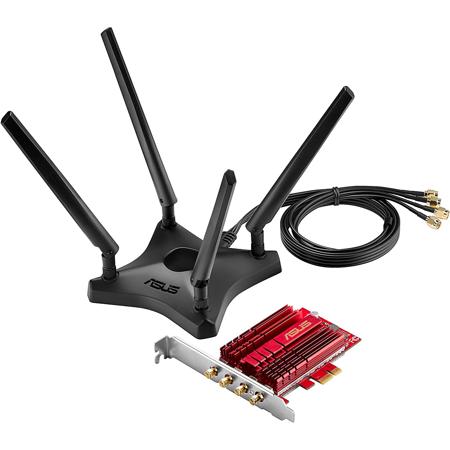 ASUS PCE-AC88 Dual-Band AC3100 Wireless PCIe Wi-Fi Adapter