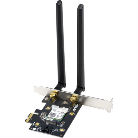 ASUS PCE-AX3000 Dual-Band Wi-Fi 6/Bluetooth 5 Combo Adapter for Desktop Computer