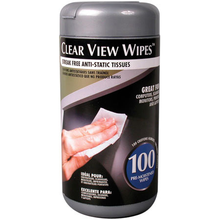 Allsop Clear View Wipes, Pack of 100