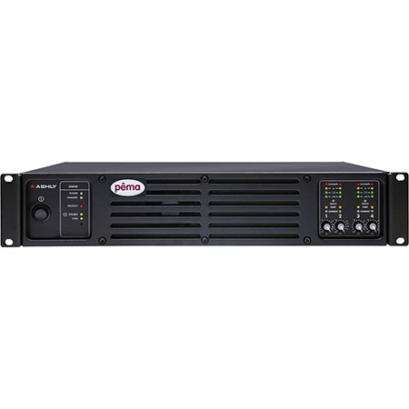 Ashly Pema 4-Channel Network Power Amplifier with 8 x 8 DSP Matrix Mixer