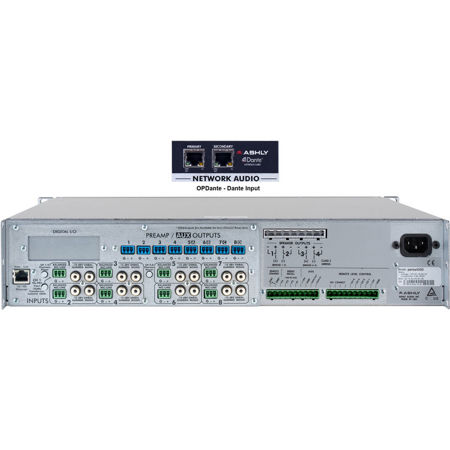 Ashly PEMA 4250 4-Channel Amplifier with Protea DSP & OPDante Option Card