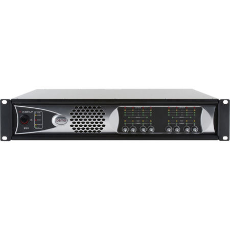 Ashly PEMA 8125 8-Channel Amplifier with Protea DSP & OPDante Option Card