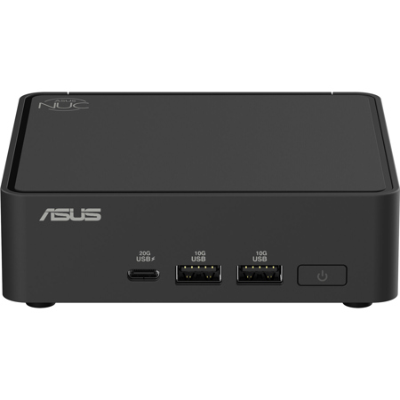 ASUS NUC 15 Pro Slim Mini Desktop Computer, Intel Core Ultra 5 225H 1.7GHz, 16GB RAM, 512GB SSD, Windows 11 Pro, Black