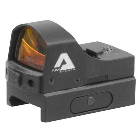 Aim Sports 1x24mm Sub-Compact Red Dot Micro Reflex Pistol Sight, 3.5 MOA Reticle