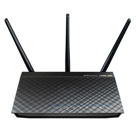 ASUS RT-AC66U 802.11ac Dual-Band Wireless-AC1750 Gigabit Router, USA Retail