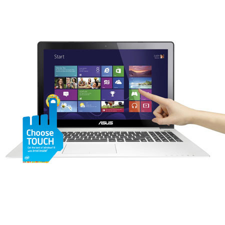 ASUS VivoBook 15.6" Touch Screen Ultrabook, Black i5-3317U 1.7GHz #S500CA-DS51T