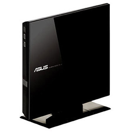 ASUS Dual Interface External Slim DVD/RW Drive, Black