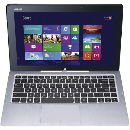 ASUS Transformer Book 13.3" 2-in-1 Ultrabook, Core i7, 8GB, 256GB SSD - Sil/Alum