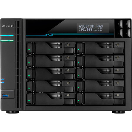 Asustor Lockerstor 10 AS6510T 10-Bay Diskless NAS