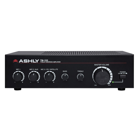 Ashly TM-335 TM Series 3-Channel 35W Compact Mixer/Amplifier