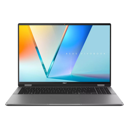ASUS Vivobook 16 Flip TP3607 16" WUXGA 2-in-1 OLED Touchscreen Laptop, Intel Core Ultra 9 386H 2.1GHz, 32GB RAM, 1TB SSD, Windows 11 Home, Matte Gray