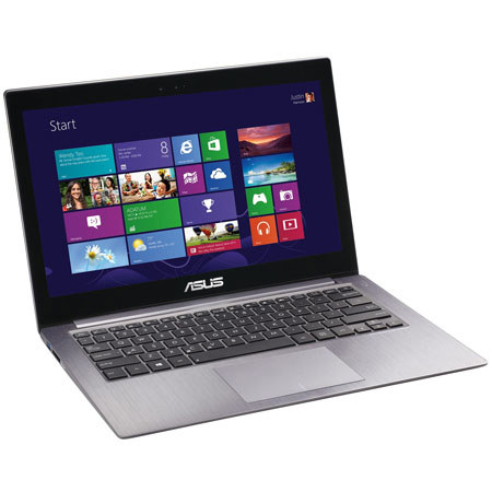 ASUS 13.3" Full HD Touchscreen Notebook, 4GB RAM, 500GB HDD+24GB SSD, Silver