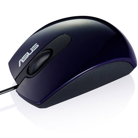 ASUS UT210 USB Optical Mouse, Deep Blue
