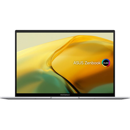 ASUS Zenbook 14 UX3402VA-GH95 14" 2.8K OLED Laptop, Intel Evo Core i9-13900H 2.6GHz, 16GB RAM, 1TB SSD, Windows 11 Home, Foggy Silver