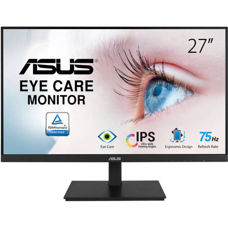 ASUS VA27DQSB 27" 16:9 Full HD IPS WLED LCD Monitor, Built-In Speakers