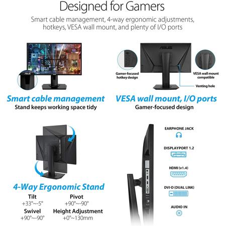 ASUS VG248QG モニター 本体 VG248QG｜Monitors｜ASUS USA