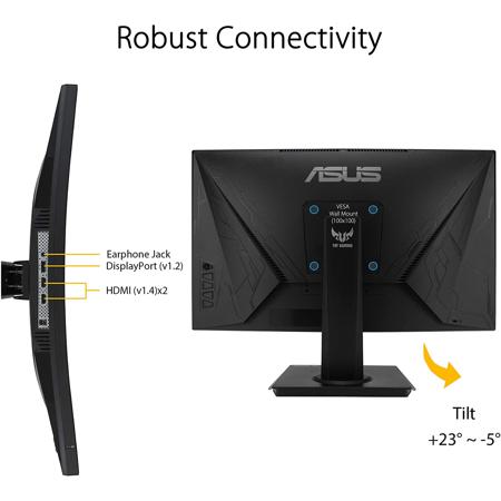 ASUS TUF VG24VQE 16:9 FHD 165Hz VA LCD Gaming Monitor VG24VQE