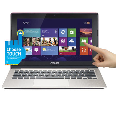 ASUS VivoBook 11.6" Touchscreen Notebook, Core i3, 500GB HDD, 4GB Ram - Pink