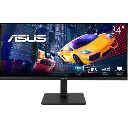 ASUS VP349CGL 34" 21:9 Ultra Wide QHD 100Hz HDR IPS LED Gaming Monitor