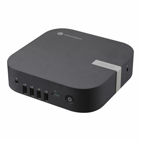 ASUS Chromebox 5a Mini Desktop Computer, Intel Celeron 7305 1.1GHz, 8GB RAM, 128GB SSD, Chrome OS, Black