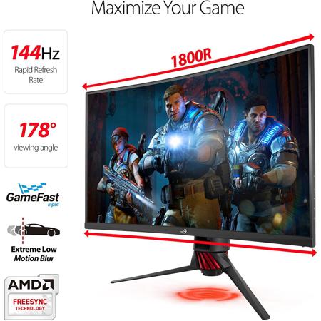 Asus ROG Strix XG32VQ 31.5" 16:9 WQHD 144Hz Curved LCD Gaming Monitor