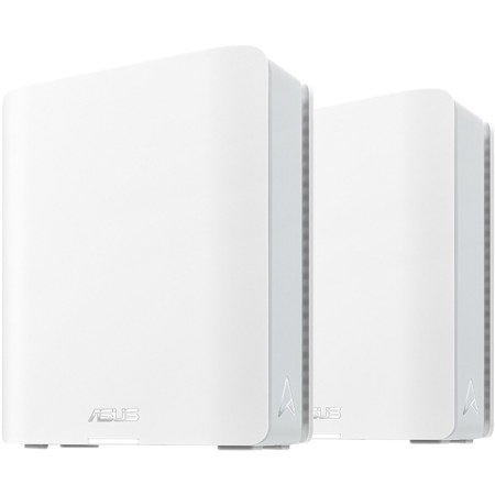 ASUS ZenWiFi BT6 BE9400 Tri-Band Wi-Fi 7 Smart AiMesh Extendable Router, White, 2-Pack