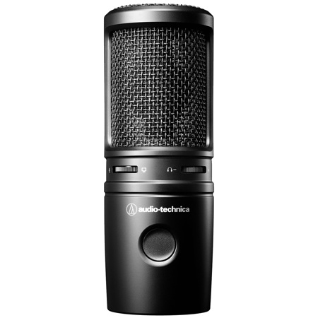 Audio-Technica AT2020USB-X Cardioid USB Mic, with Stand, Pop