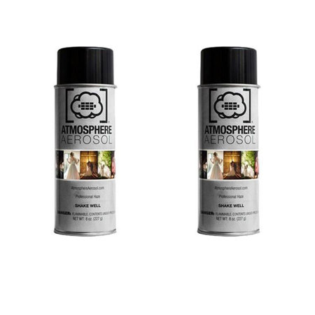 Atmosphere Aerosol 2 Pack 8oz Haze/Fog Spray for Photographers and Filmmakers