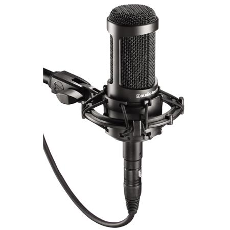audio-technica AT2035 (スタンドAT8703付き) Audio-Technica AT2035 Cardioid Condenser Side-Address Mic W