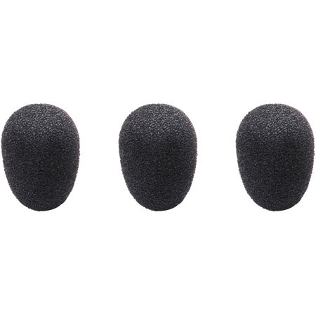 Audio-Technica AT8171 Windscreens for BP892x, BP893x & BP894x, Black, 3-Pack